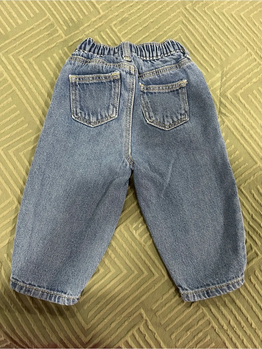 Kids Blue Denim Pull-On Jeans